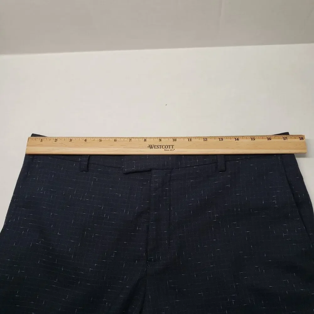 Twisted Tailor Pants Mens 34R Navy Nep Brenes Slim Fit Suit Trousers Dress Party - Picture 8 of 16